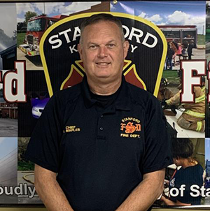 Stanford Fire Chief, Scott Maples